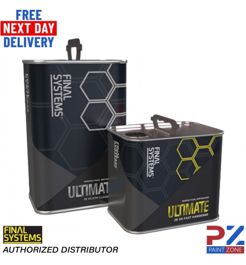 FINAL SYSTEMS ULTIMATE 2K HS DTM Clearcoat With FAST HARDENER 7.5ltr Kit